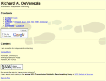 Tablet Screenshot of devenezia.com